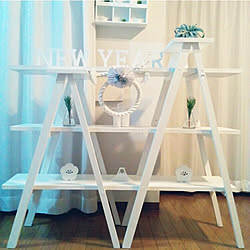 DIY リメイク/ラダーシェルフDIY/●主人のDIY●/棚/いいね❤︎300人感謝です❤︎のインテリア実例 - 2020-01-10 19:08:48