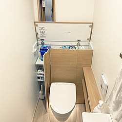 キャビネット式トイレのインテリア実例 Roomclip ルームクリップ