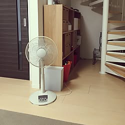 リビング/扇風機/賃貸でも楽しく♪/みなさんの素敵なインテリアに癒されてます/いいねと、フォローの押し逃げすみません!...などのインテリア実例 - 2017-06-28 09:59:37