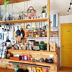 キッチン/DIY/DIY棚/ワトコオイル ミディアムウォルナットのインテリア実例 - 2017-05-16 13:54:06