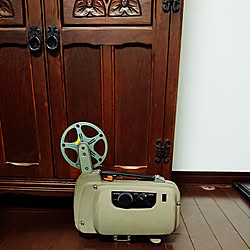 部屋全体/映写機/昭和レトロ/古道具/修理どこでできるのかしら?...などのインテリア実例 - 2019-03-30 00:00:12