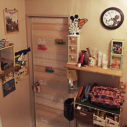 ミッキー壁紙のインテリア実例 Roomclip ルームクリップ