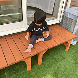 ウッドデッキ下収納のインテリア実例 Roomclip ルームクリップ