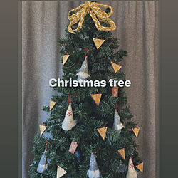 クリスマス/セリア/クリスマスツリー/雑貨/DIY...などのインテリア実例 - 2020-12-09 22:58:06