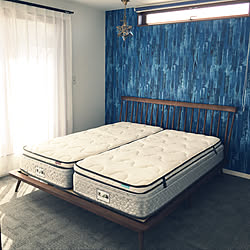 デニム柄壁紙のインテリア実例 Roomclip ルームクリップ