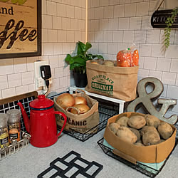 キッチン/キッチンの一角/リメイクシート/TRADER JOE'S/kitchen kitchen...などのインテリア実例 - 2019-01-20 19:19:33