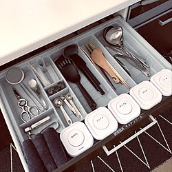 キッチン/調理器具 収納/キッチンツール収納/調味料入れ/調味料収納...などのインテリア実例 - 2018-11-05 09:30:21