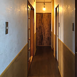 補修 注射器 壁紙 腰板 おうちを好きになる などのインテリア実例 09 11 18 08 14 Roomclip ルームクリップ