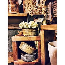 棚/多肉植物/多肉寄せ植え/エイジング加工/いつもいいねやコメありがとうございます♡...などのインテリア実例 - 2016-09-15 21:55:12