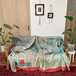 アンティーク家具/ハンドメイド/観葉植物のある暮らし/ねこ部/グリーンのある暮らし...などのインテリア実例 - 2020-05-23 22:15:45