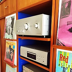 棚/オーディオ/DJブース/レコード/mid century...などのインテリア実例 - 2016-07-28 20:49:36