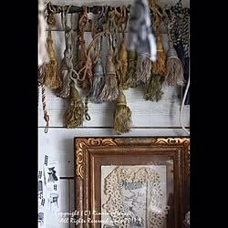 壁/天井/タッセル/フレンチシック/ブログで紹介してます!/shabbby chic...などのインテリア実例 - 2015-08-15 15:17:27