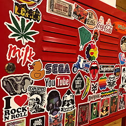 ステッカーボムのインテリア実例 Roomclip ルームクリップ