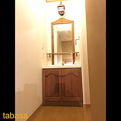 建売住宅/建て売り一戸建て/建売だけどw/ランプ型照明/ミラーの枠...などのインテリア実例 - 2018-02-25 21:09:02