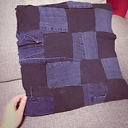 パッチワーク ソファーカバーのおしゃれなアレンジ・飾り方の
