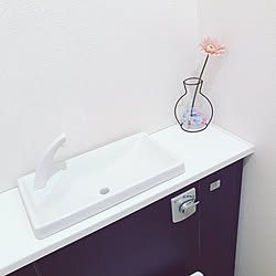 造花/花/トイレ/1LDK 1人暮らし/100均...などのインテリア実例 - 2020-01-12 18:07:26