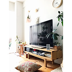 棚/木工/ナラ無垢材/テレビボード/テレビ台...などのインテリア実例 - 2018-09-16 08:59:59