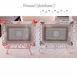 棚/photoframe/princess/子供部屋女子/子供部屋...などのインテリア実例 - 2019-01-21 23:14:14