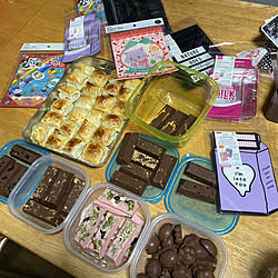 旦那さん手作りチョコ/バレンタインチョコ/seria ♡/昭和の家/ダイソー...などのインテリア実例 - 2020-02-13 22:25:34
