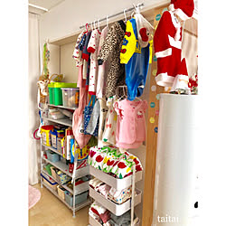壁/天井/コンポリビニ リプロダクト/北欧インテリア/バスケットトローリー/無印良品...などのインテリア実例 - 2018-11-24 12:05:36
