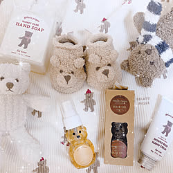 くま テディベア Gelato Pique くまさん ジェラピケ などのインテリア実例 03 08 09 54 Roomclip ルームクリップ