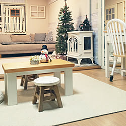 部屋全体/東リファブリックフロア/東リ・モニター/東リ タイルカーペット/オフホワイト...などのインテリア実例 - 2018-11-16 17:49:13