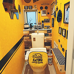 トイレの壁のペンキ塗りのインテリア実例 Roomclip ルームクリップ