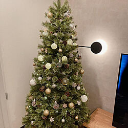 クリスマスツリー180cm/クリスマスツリー/インテリア雑貨/シンプルな暮らし/好きなものに囲まれて暮らす...などのインテリア実例 - 2022-11-08 00:38:26