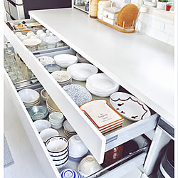 キッチン/kitchen house/キッチンバックカウンター/食器収納/食器棚...などのインテリア実例 - 2018-11-05 20:47:35