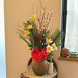お正月/RCの繋がりに感謝。:°ஐ♡*/ありがとう♡/花と緑のある暮らし/休職中の娘...などのインテリア実例 - 2019-01-10 11:36:24
