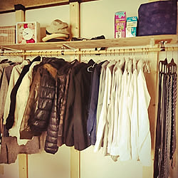 ウォークインクローゼット風のインテリア実例 Roomclip ルームクリップ