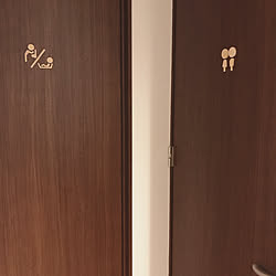 トイレマーク 明かり窓 ドア バス トイレのインテリア実例 03 24 21 04 33 Roomclip ルームクリップ