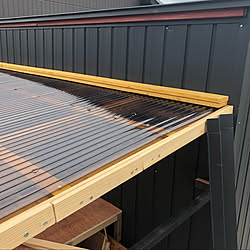 物置diy 板金屋根 ガルバリウム屋根 横葺屋根 片流れ屋根 などのインテリア実例 19 08 04 16 44 31 Roomclip ルームクリップ