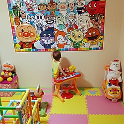 ウォールステッカー アンパンマンのおもちゃ 部屋全体 おうちモチーフ 子供部屋 女の子 などのインテリア実例 18 03 07 17 41 10 Roomclip ルームクリップ