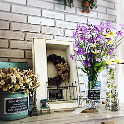 ドライフラワー シロツメクサのインテリア実例 Roomclip ルームクリップ