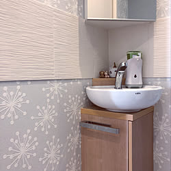 コーナー手洗いキャビネットのインテリア実例 Roomclip ルームクリップ