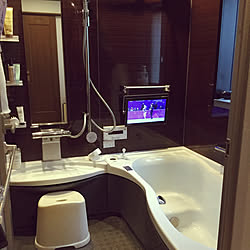 テレビ 防水テレビ 美顔器 お風呂 マイホーム などのインテリア実例 19 05 02 09 34 55 Roomclip ルームクリップ