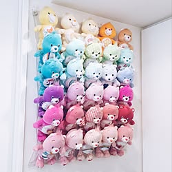 ぬいぐるみ ケアベアのインテリア実例 Roomclip ルームクリップ