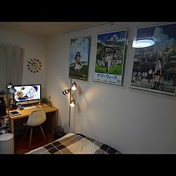 部屋全体/間接照明/時をかける少女/サマーウォーズ/おおかみこどもの雨と雪...などのインテリア実例 - 2014-11-01 23:38:56