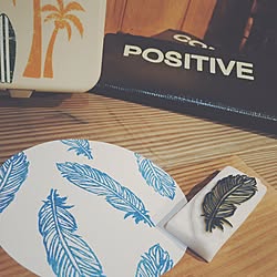 机/boho styleに憧れる/いつもいいね!ありがとうございます♪/コメント喜びます♡/消しゴムはんこ初心者...などのインテリア実例 - 2017-01-25 20:27:30