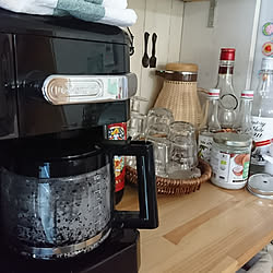 コーヒーメーカー/カフェコーナー/デロンギコーヒーメーカー/キッチンのインテリア実例 - 2017-12-18 15:36:49