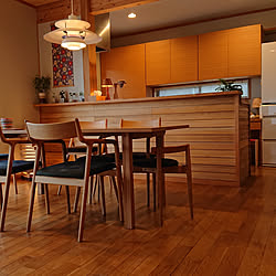 キッチン/カウンターキッチン/ダイニング照明/ダイニング/お家...などのインテリア実例 - 2020-01-30 19:50:02