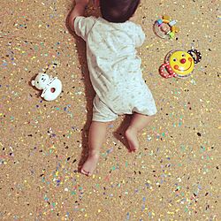 リビング/おもちゃ/赤ちゃんスペース/ベビーコーナー/ベビー用品...などのインテリア実例 - 2017-03-11 17:05:11