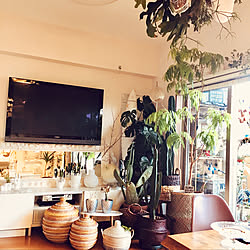 いいね♪有り難うございます^ ^/シーグラスバスケット/エバーフレッシュ/ZARAHOME/オザキフラワーパーク...などのインテリア実例 - 2018-01-18 11:11:33