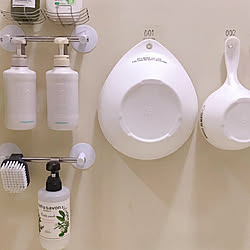 バス/トイレ/風呂/ぶらさげ収納/吊るす収納/ニトリ...などのインテリア実例 - 2018-11-01 21:43:52