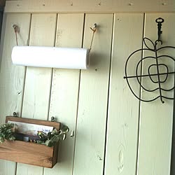 キッチンペーパーホルダー キッチンペーパーホルダー 自作のインテリア実例 Roomclip ルームクリップ