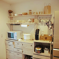 キッチン スライドレール取り付けました のインテリア実例 Roomclip ルームクリップ