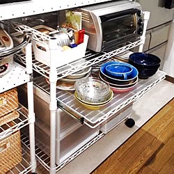 キッチン収納 エレクターのインテリア実例 Roomclip ルームクリップ