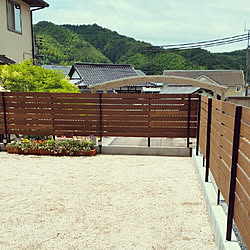 玄関 入り口 グッデイ Diy ウッドフェンスdiy ナフコ などのインテリア実例 2017 03 18 16 05 03 Roomclip ルームクリップ