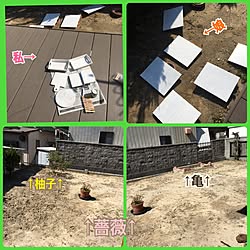 玄関/入り口/リメイク/ペイントした物/DIY初心者/亀...などのインテリア実例 - 2017-03-28 17:17:43